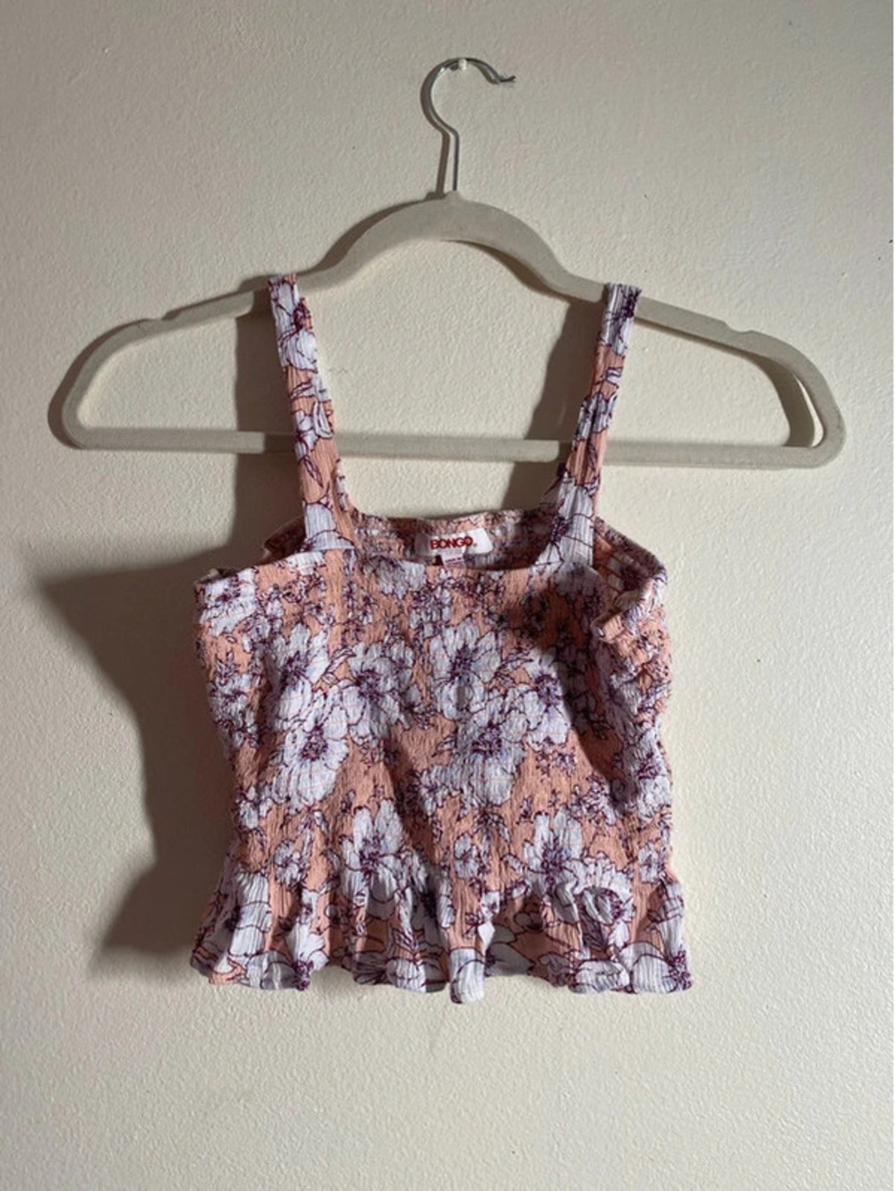 Bongo cropped tank - size small